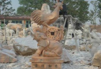 北京精美的公鸡石雕，带您回到传统