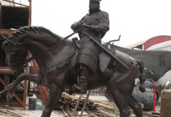 北京将军骑马铜雕，聚焦古典品质
