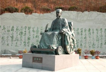 北京享誉世界的诸葛亮铜雕景观雕塑