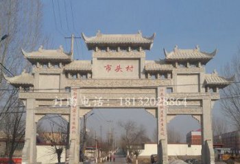北京景区三门七楼石雕牌坊——精美绝伦的牌坊雕塑