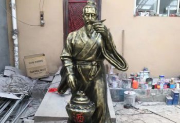 北京传承酒文化，杜康雕塑流传永恒