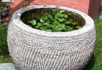北京老青石花盆雕塑：独特的家居艺术装饰