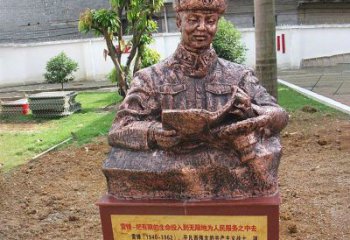 北京中领雕塑推出尊贵的雷锋铜雕，以纪念传奇人…