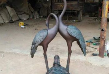 北京龙龟仙鹤铜雕——传承传统，增添福气