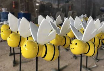 北京动感蜜蜂雕塑，营造精致的都市公园