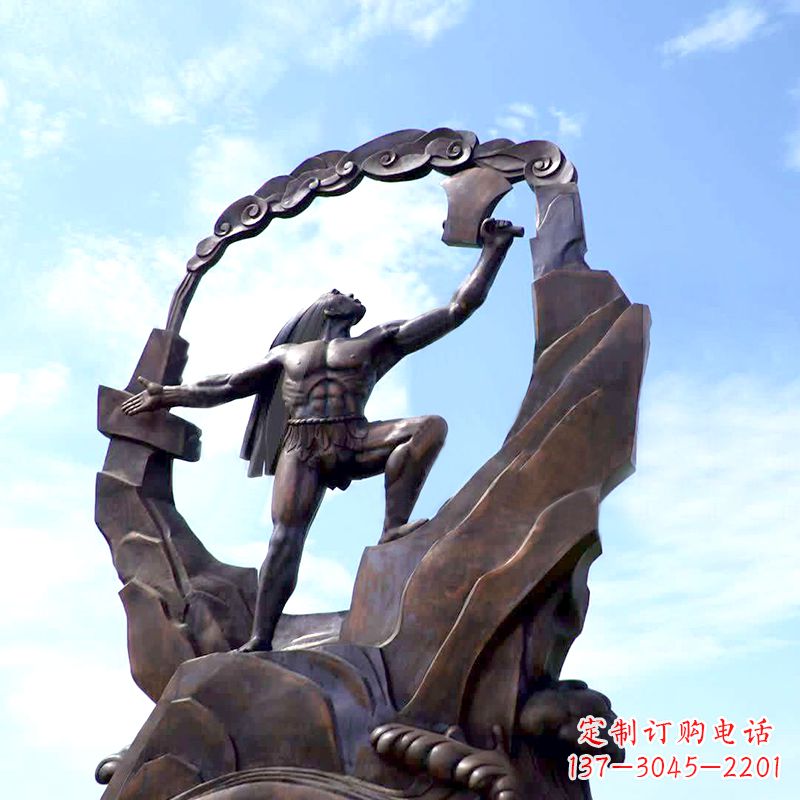 北京盘古开天大型景观雕塑