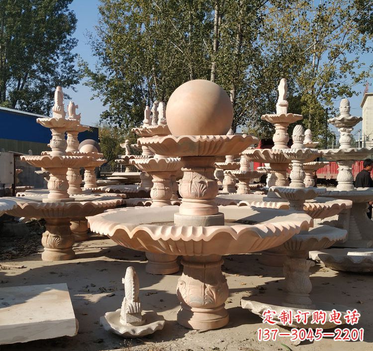 北京喷泉砂岩水景雕塑