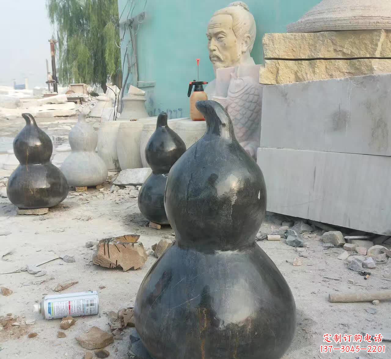 北京辟邪葫芦石雕
