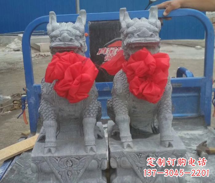 北京古典麒麟雕塑,带着神秘古典气息