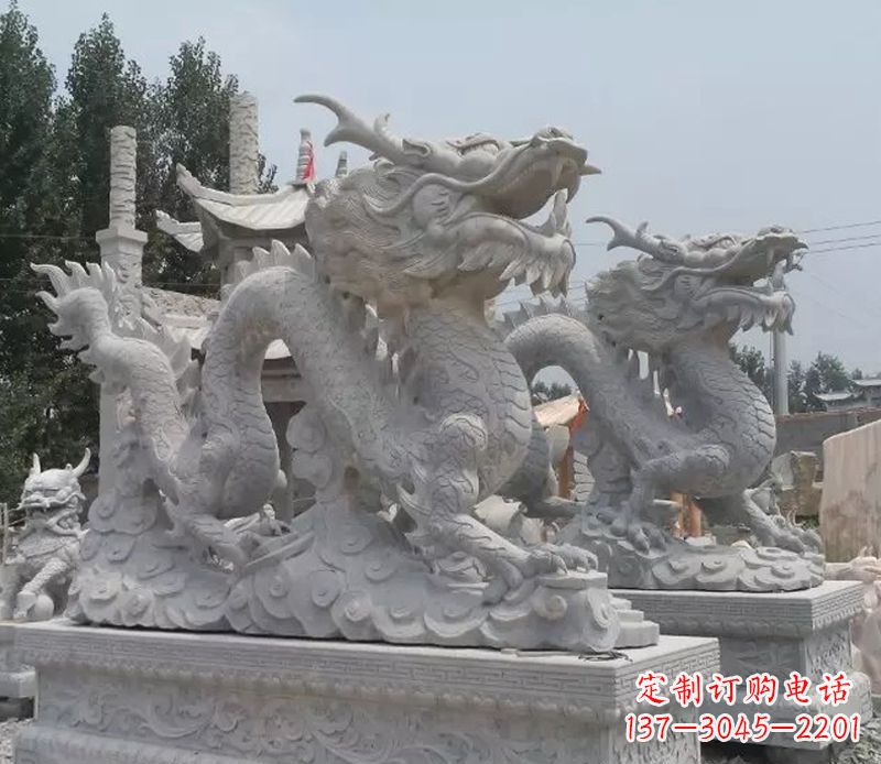 北京青石龙雕塑