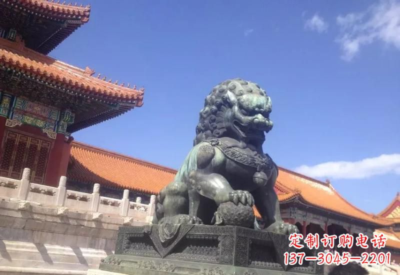 北京青铜狮子雕塑