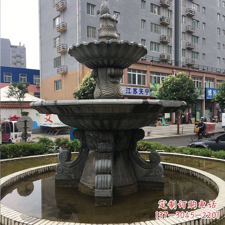 北京石材石雕喷泉:高品质的室外装饰艺术品