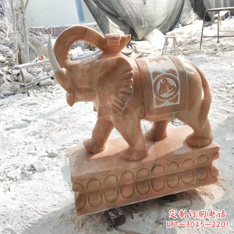 北京千百年大象雕塑,唤来招财、吉祥、安康