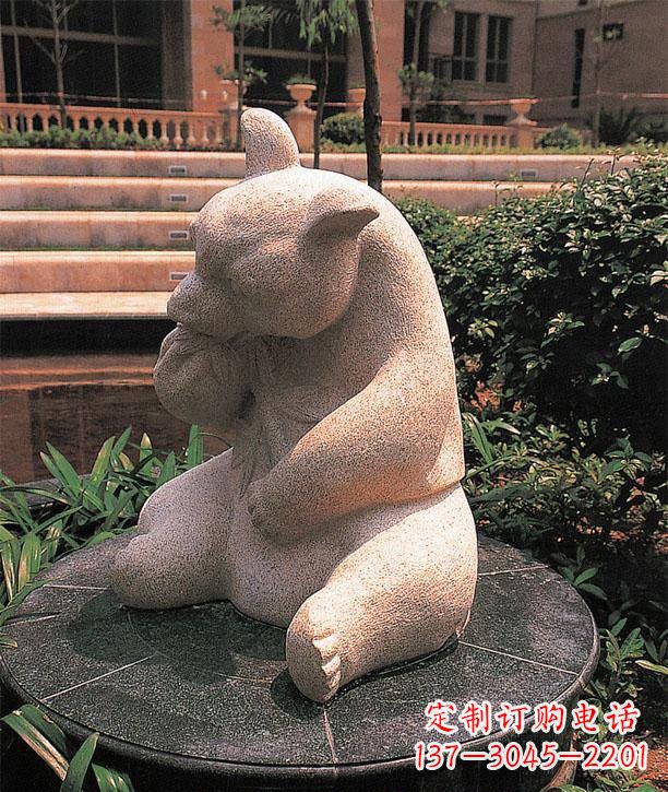 北京石雕熊猫