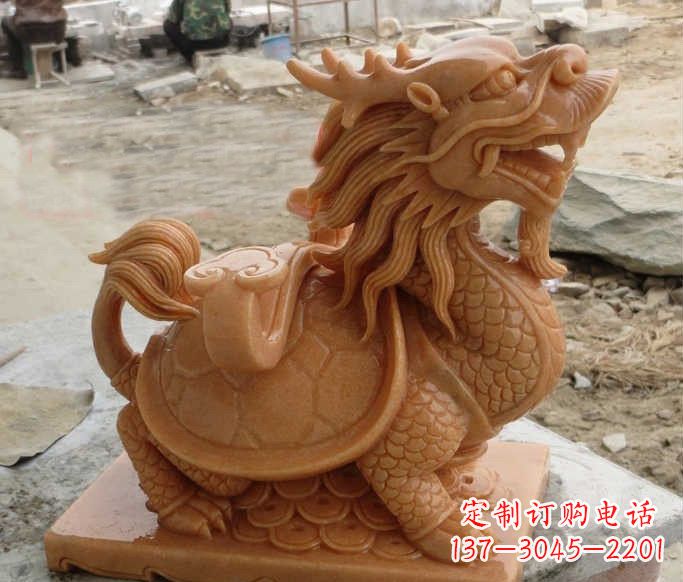北京石雕招财龙龟