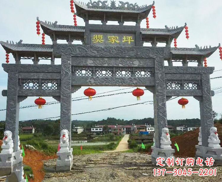 北京石牌坊石雕