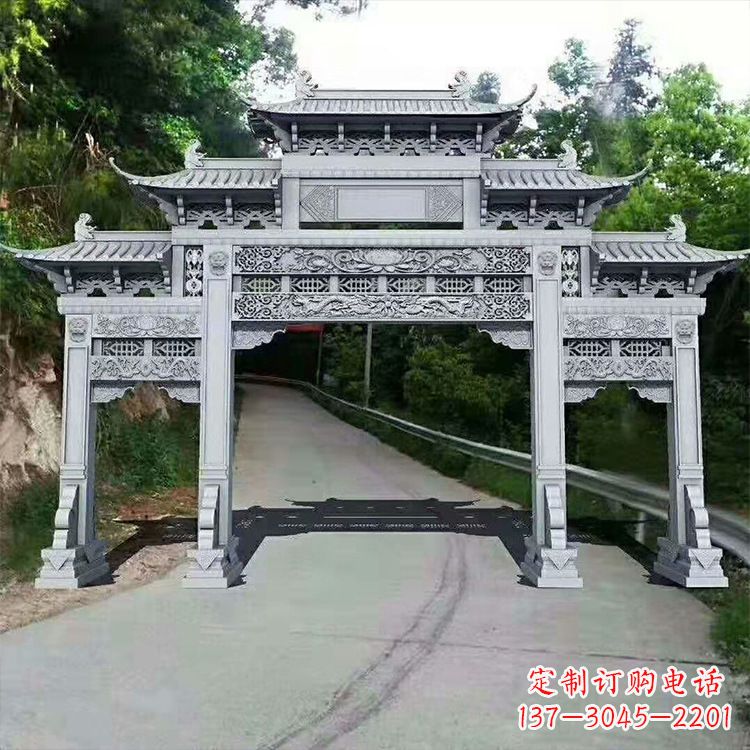 北京石牌楼青石牌坊