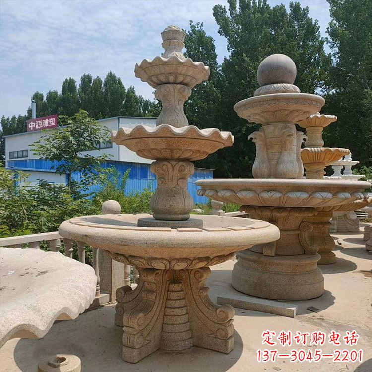 北京石喷泉 石雕刻