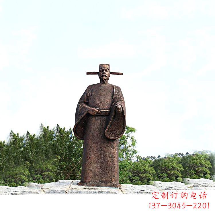 北京世界法医学鼻祖纯铜宋慈公园景区终归历史名人雕像