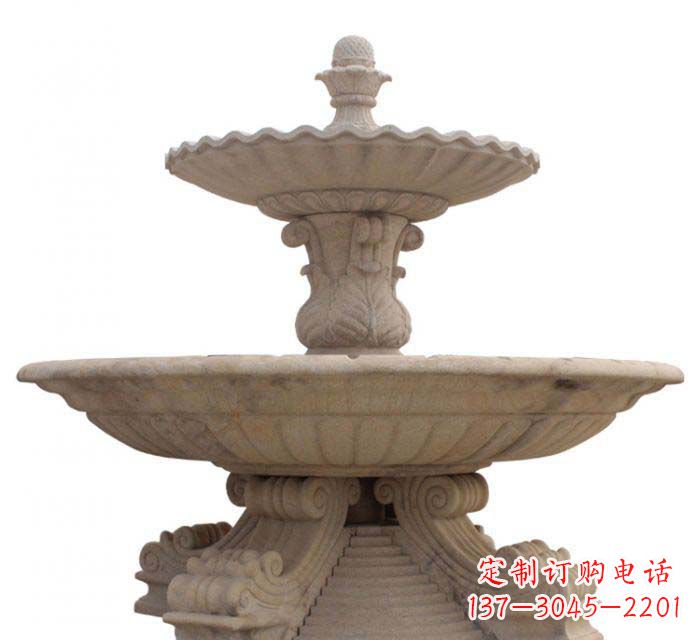 北京双层喷泉公园石雕