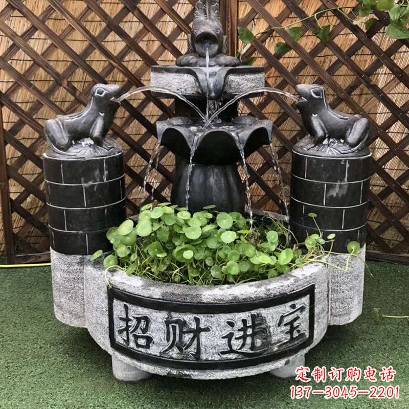 北京双层喷泉石雕