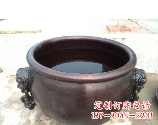 北京水缸寺庙铜雕