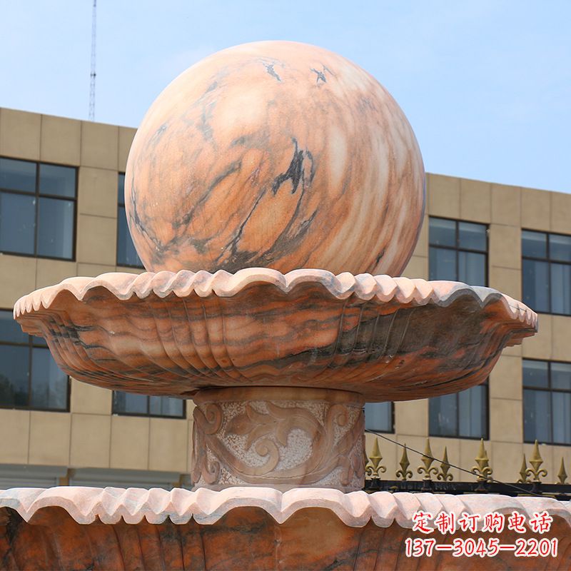 北京四平石材风水球