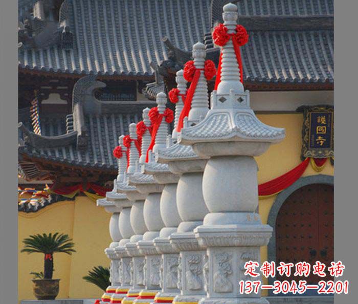 北京寺庙景观舍利塔石雕