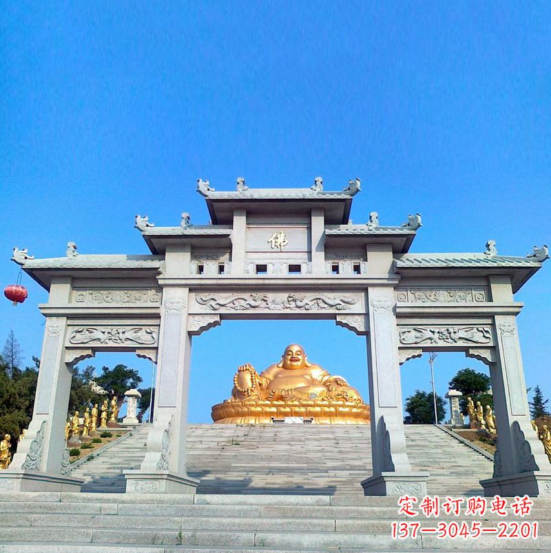 北京寺庙石雕牌坊