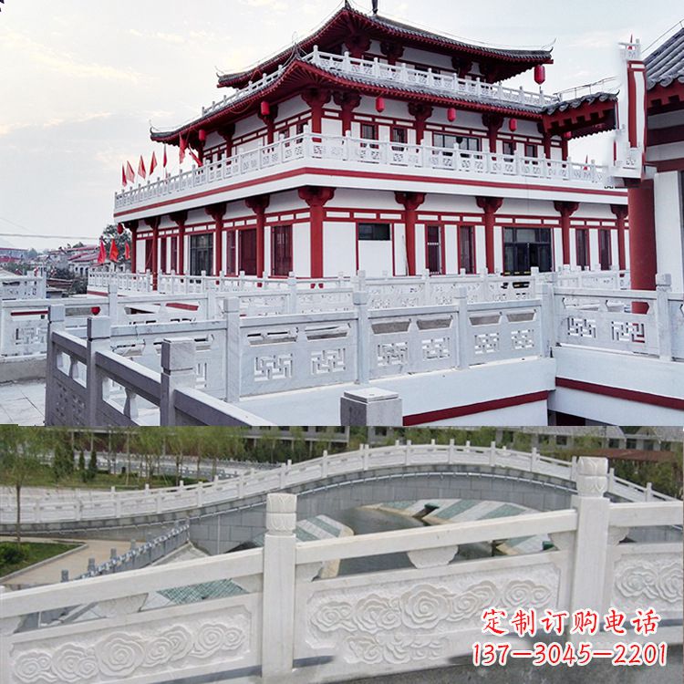 北京寺院石栏板