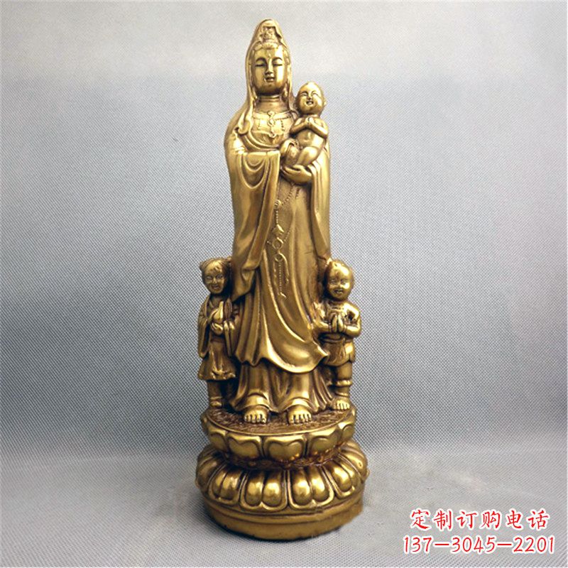 北京送子观音纯铜雕塑