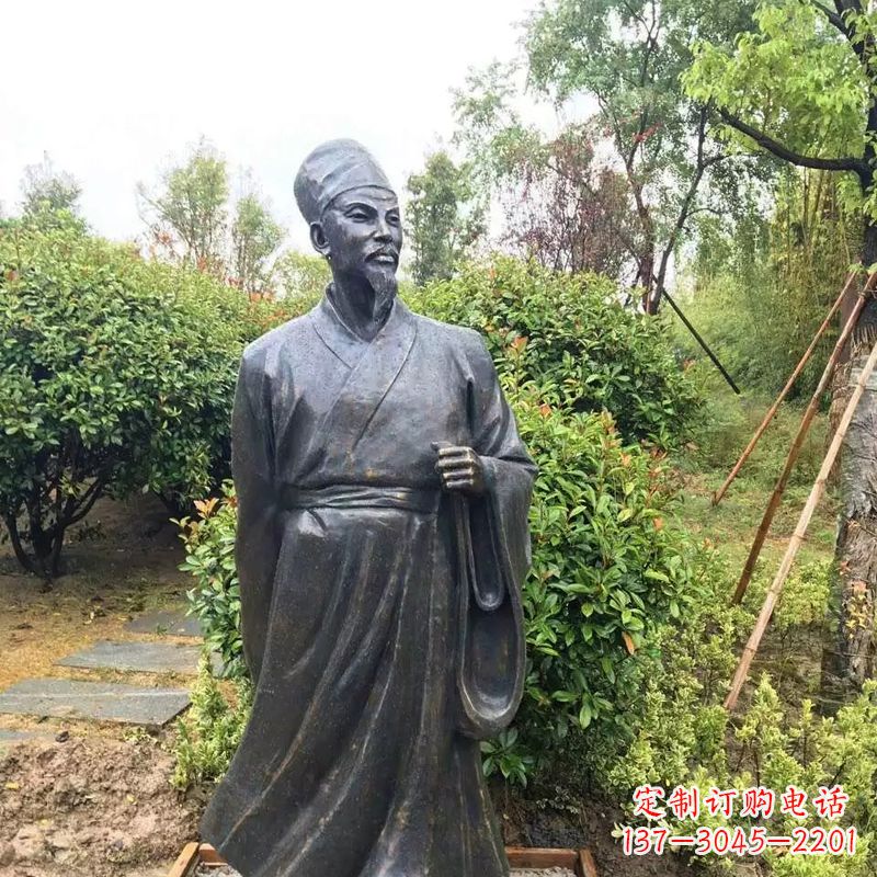 北京苏东坡铸铜历史文化名人雕像