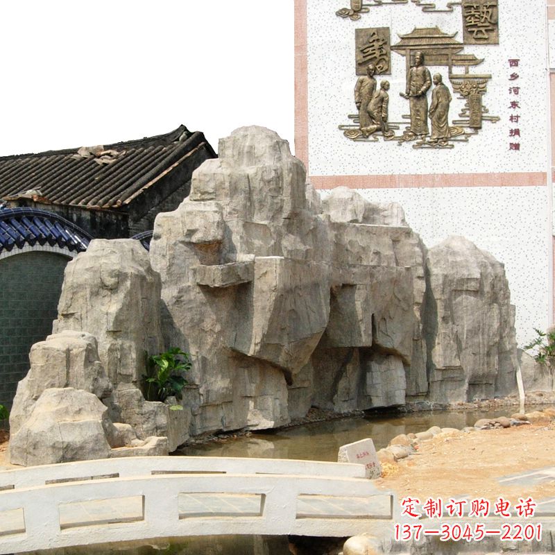 北京塑石假山雕塑