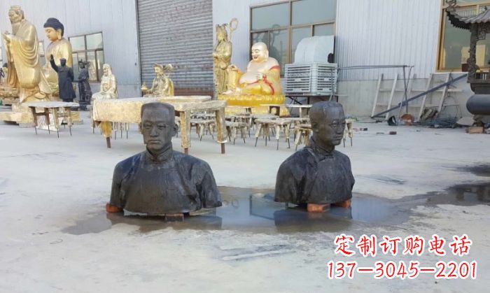 北京陶行知半身像铜雕