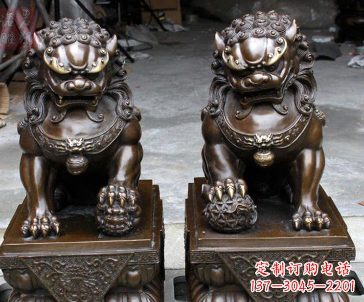 北京天安门铜狮子