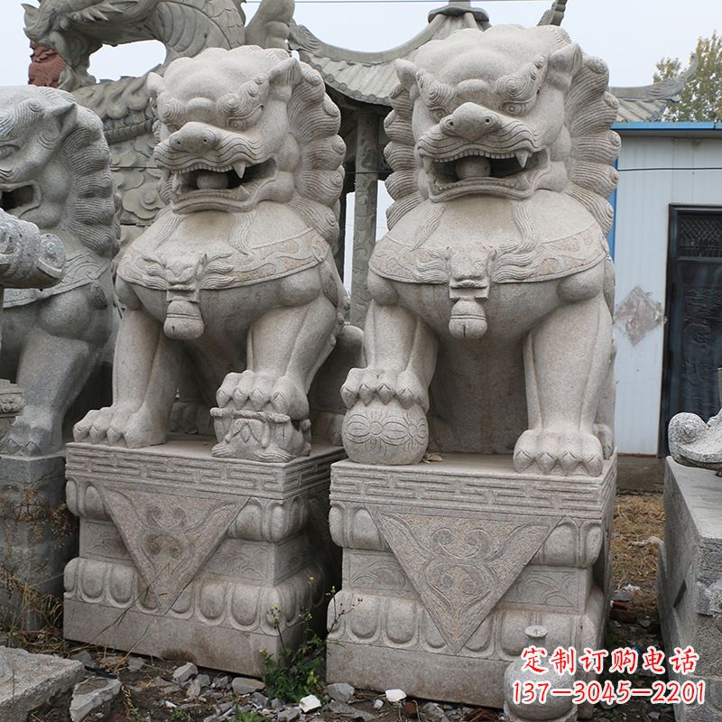 北京天安门狮子石雕塑