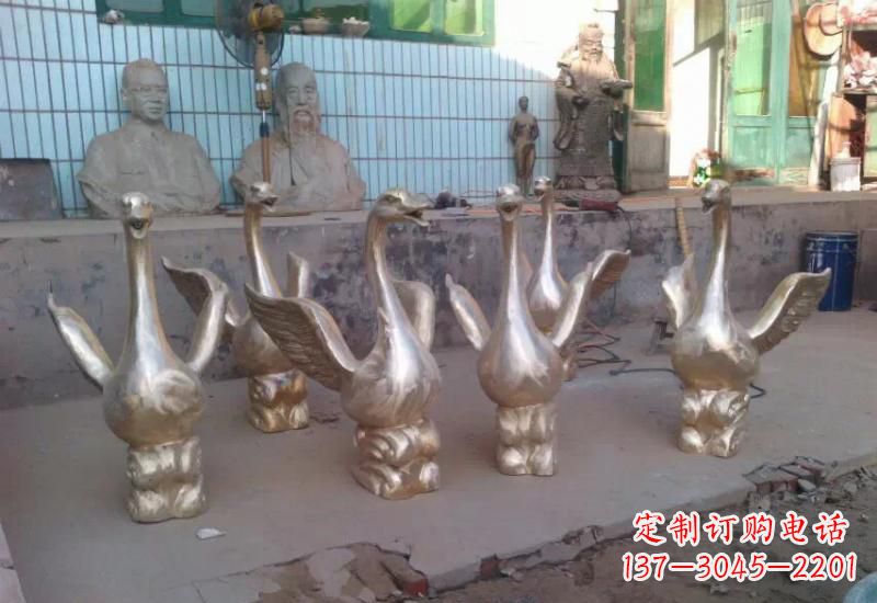 北京天鹅喷泉雕塑