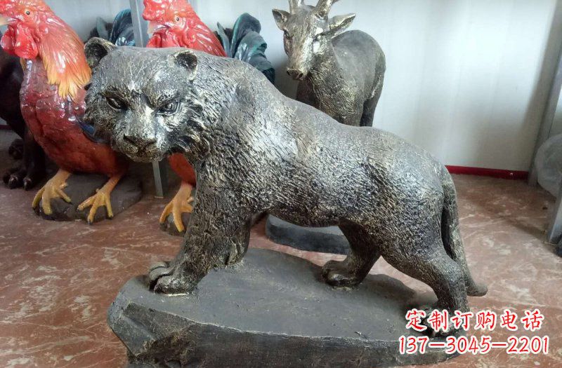 北京铜雕豹子雕塑