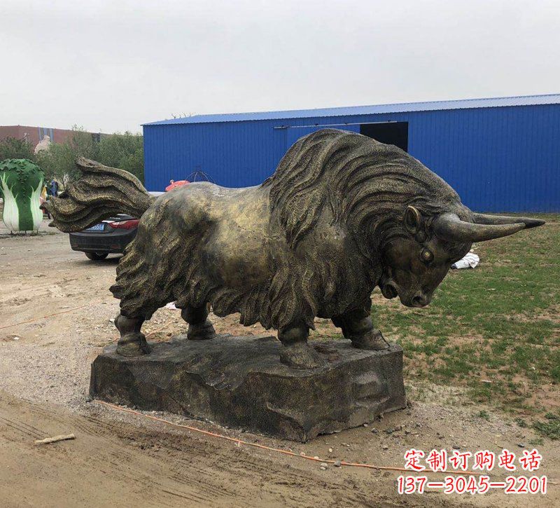 北京铜雕奔牛雕塑