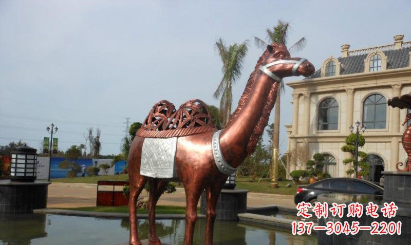 北京铜雕抽象骆驼