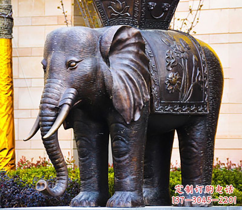 北京铜雕大象