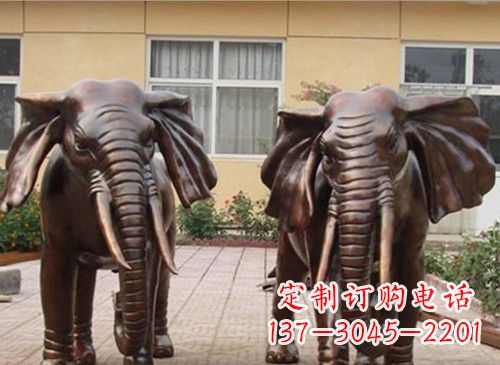 北京铜雕大象222