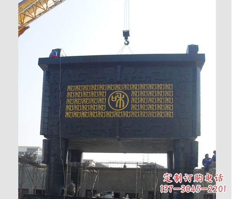 北京铜雕大型鼎盛香炉