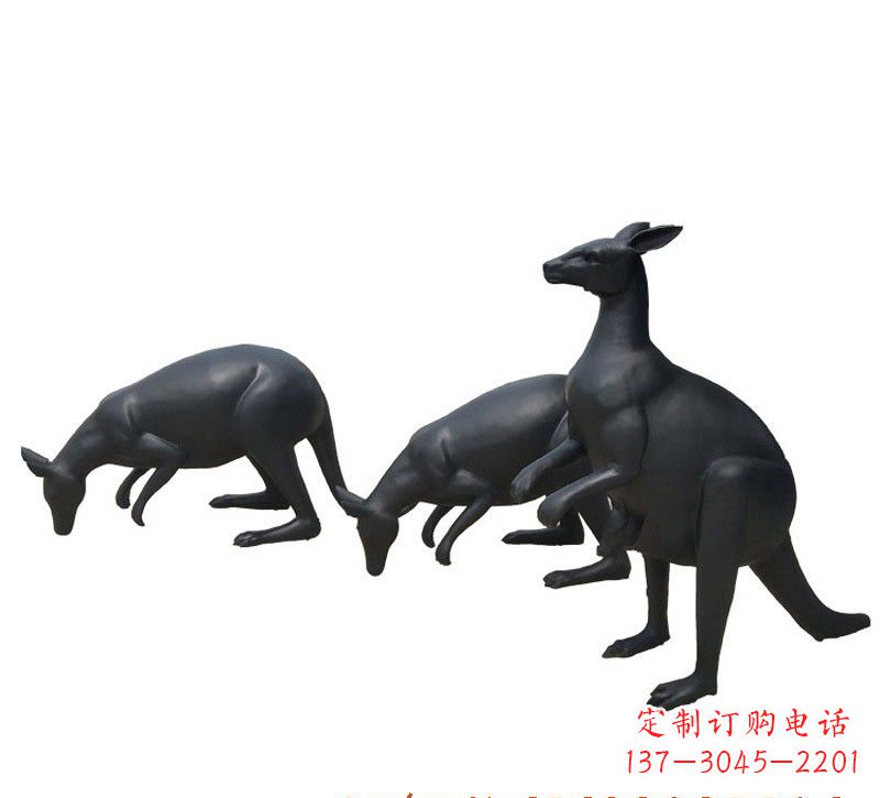 北京铜雕袋鼠雕塑