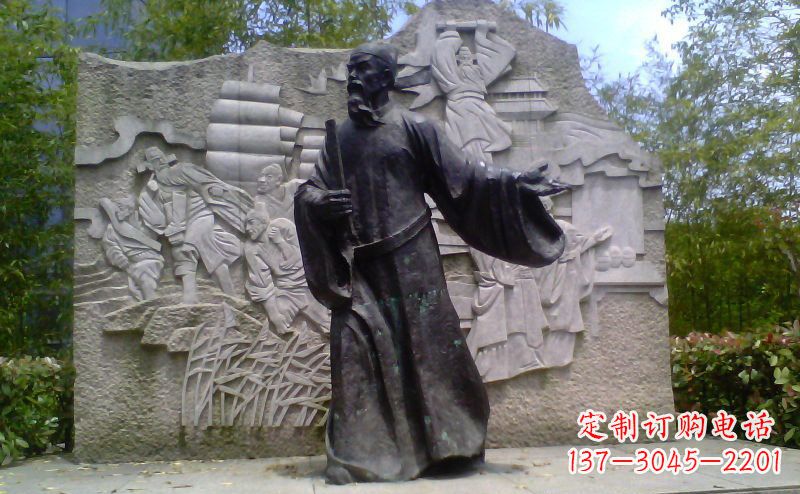 北京铜雕古代名人雕塑