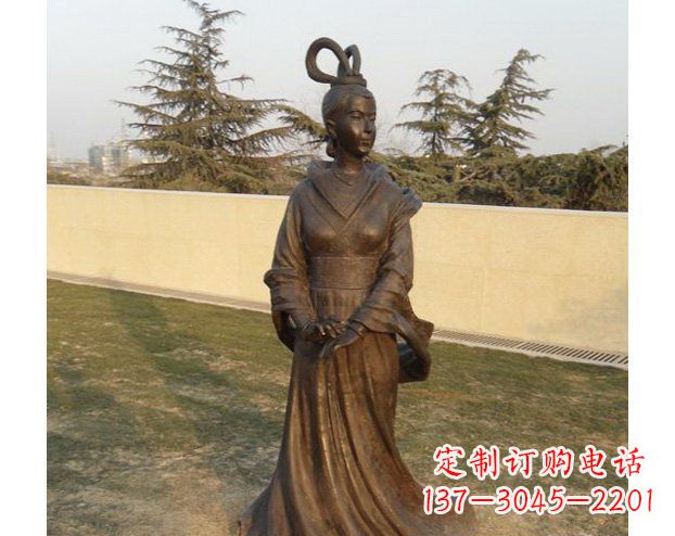 北京铜雕古代美女人物雕塑