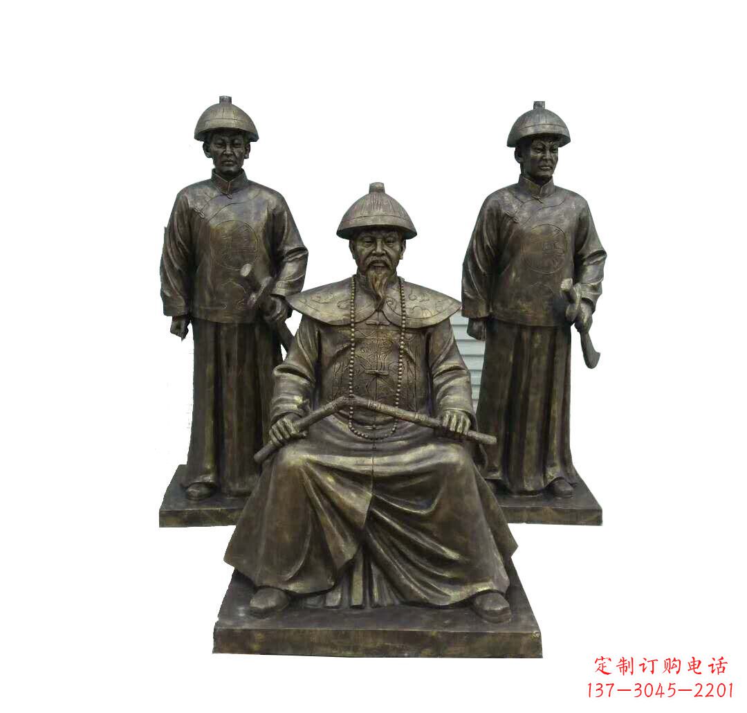 北京铜雕古代名人林则徐