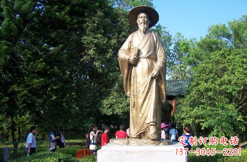 北京铜雕古代名人苏轼苏东坡