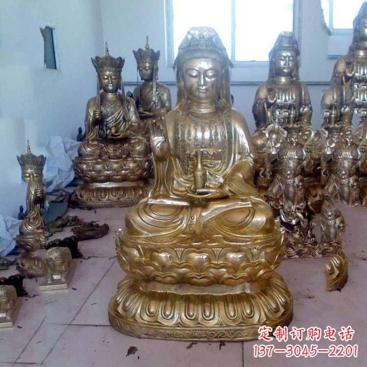 北京铜雕观音雕塑