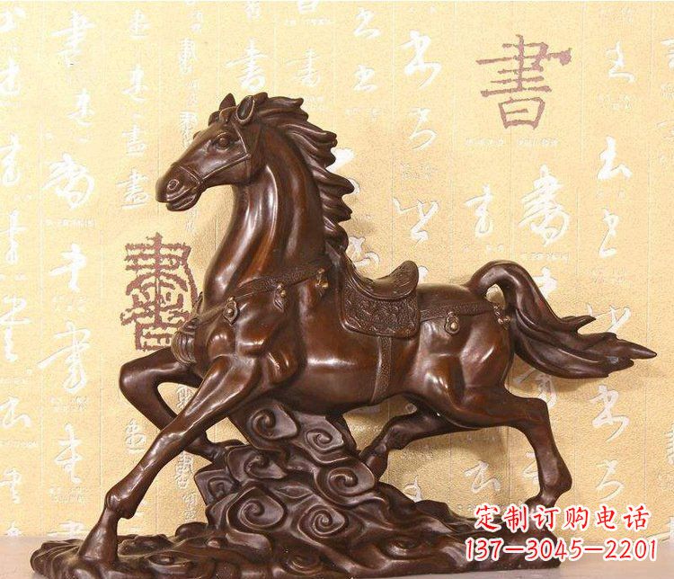 北京铜雕户外园林动物马雕塑